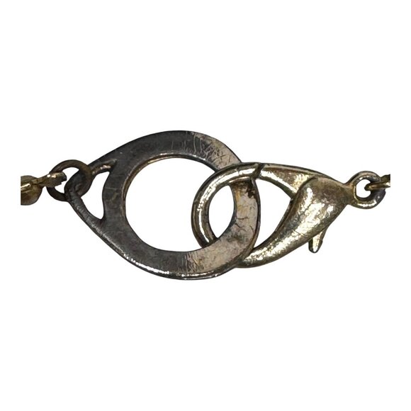 Vintage RARE Modernist Les Bernard Gold Tone Necklace Retro Vogue Runway Balls - Picture 5 of 8